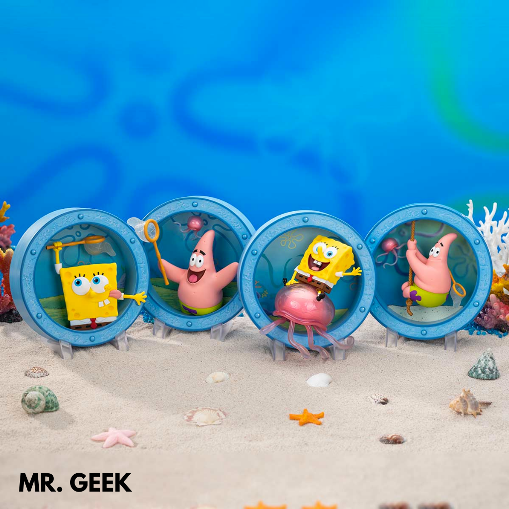 🔥Preventa🔥 Pop Mart - Bundle Pack Ventanas de Bob Esponja Set Completo
