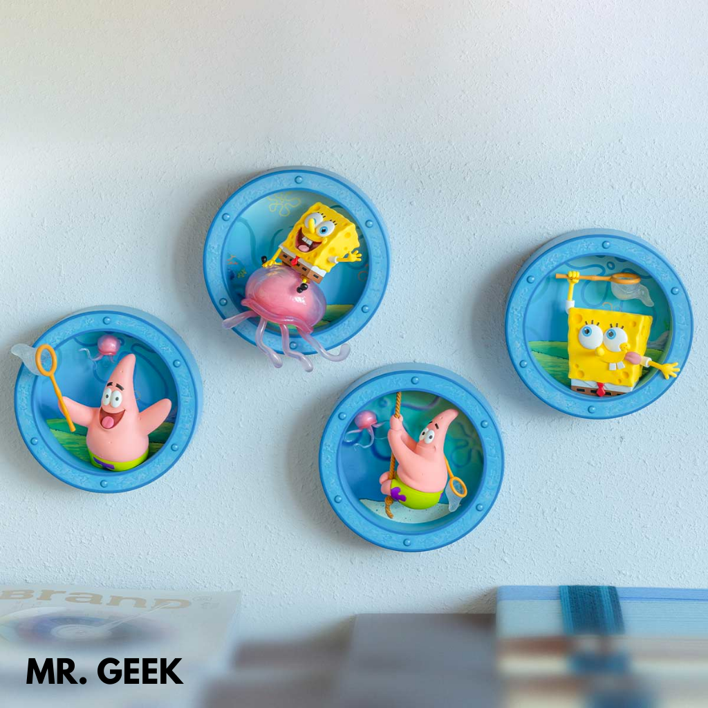 🔥Preventa🔥 Pop Mart - Bundle Pack Ventanas de Bob Esponja Set Completo