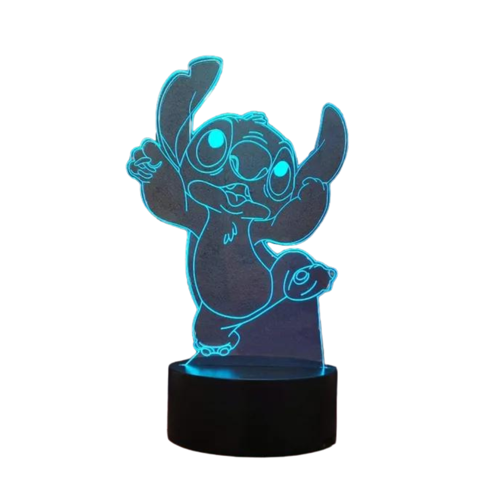 Lámpara 3D: Disney - Stitch