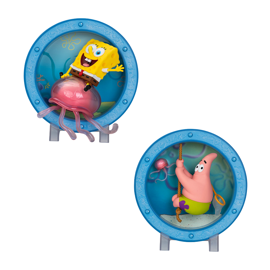 🔥Preventa🔥 Pop Mart - Dúo Ventanas de Bob Esponja Set de 2