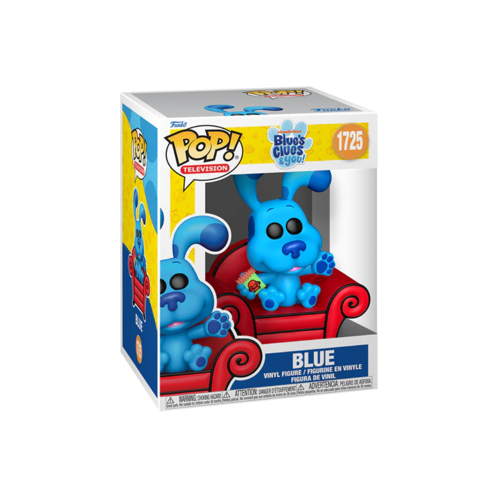 🔥Preventa🔥 Funko Pop Premium: Las Pistas De Blue - Blue en Sillón de Pensar