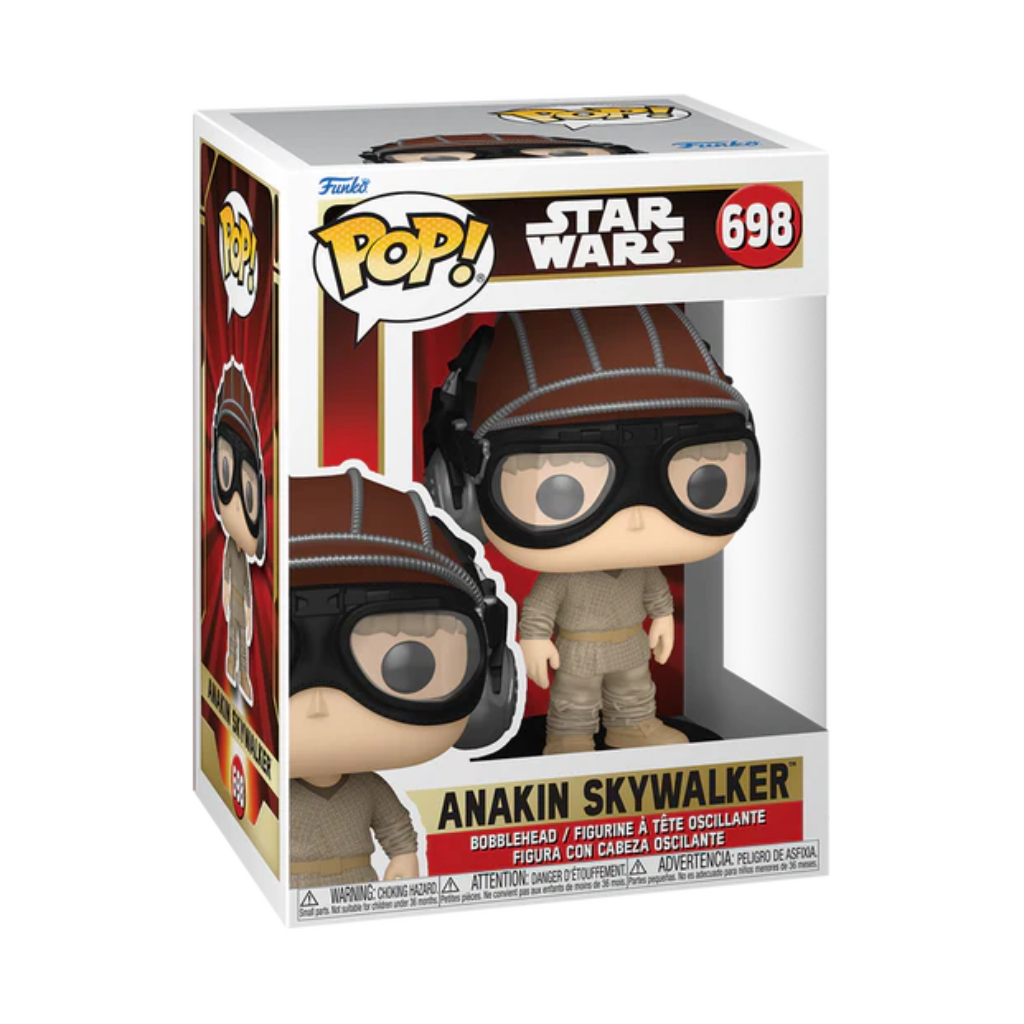 Funko Pop Star Wars: La Amenaza Fantasma - Anakin con Casco