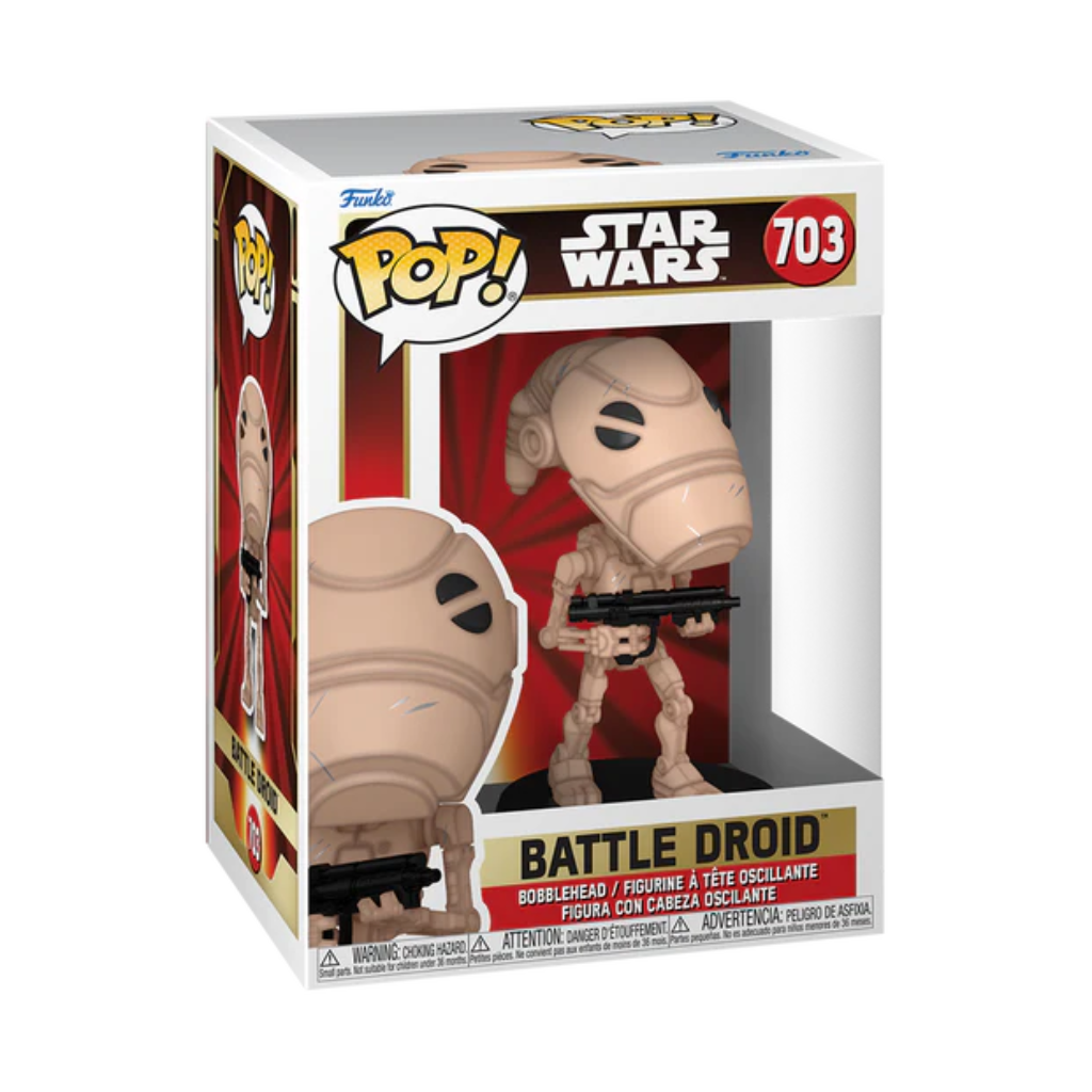 Funko Pop Star Wars: La Amenaza Fantasma - Droide de Batalla