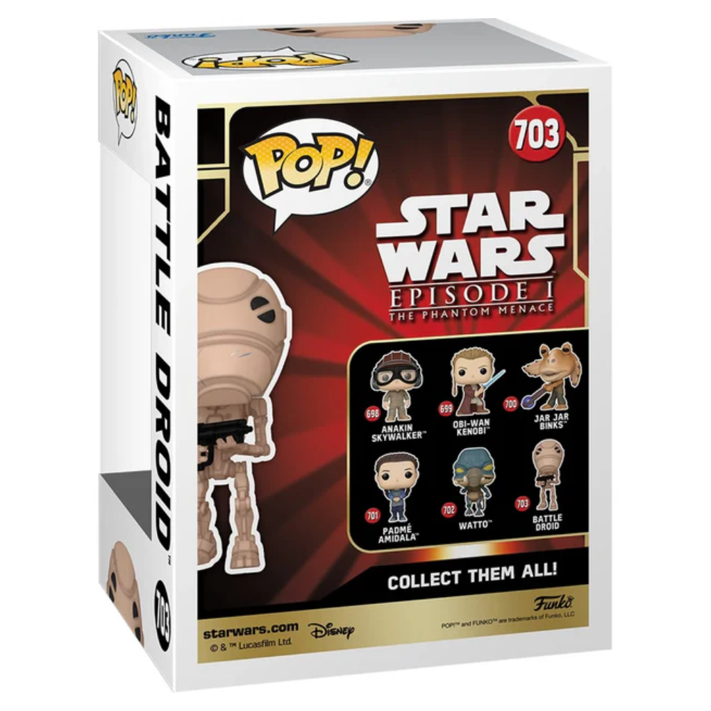 Funko Pop Star Wars: La Amenaza Fantasma - Droide de Batalla