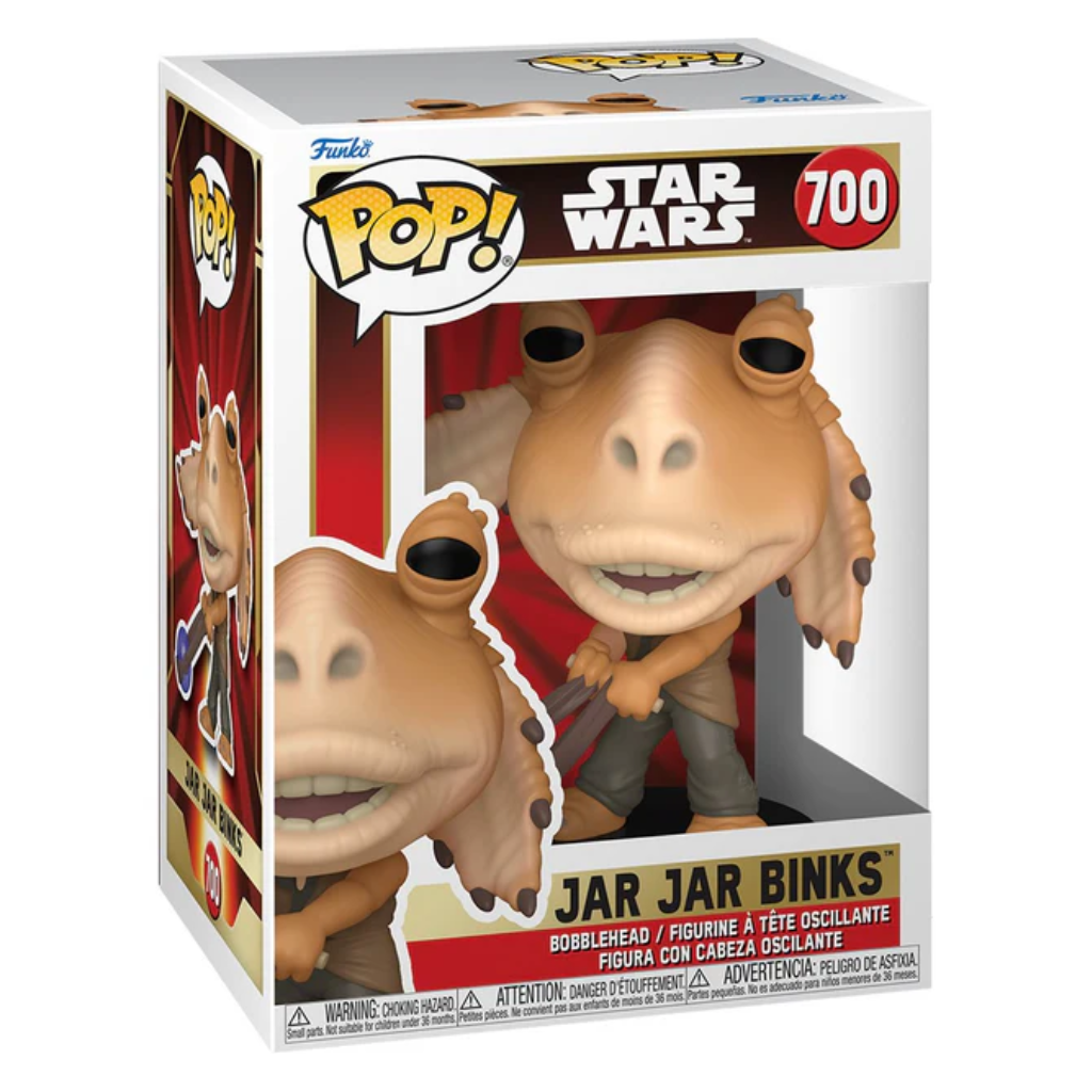 Funko Pop Star Wars: La Amenaza Fantasma - Jar Jar Binks con Booma Balls