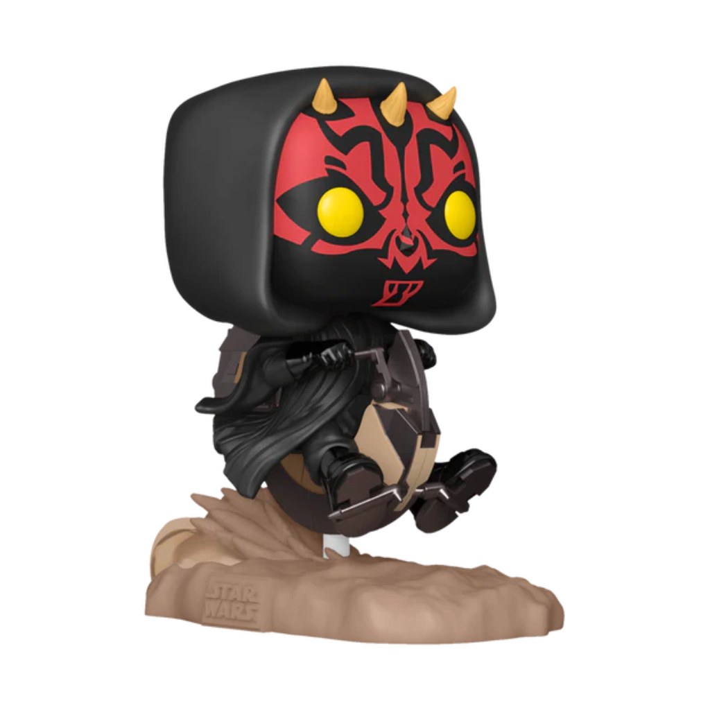 Funko Pop Rides Deluxe: Star Wars La Amenaza Fantasma - Darth Maul en Speeder
