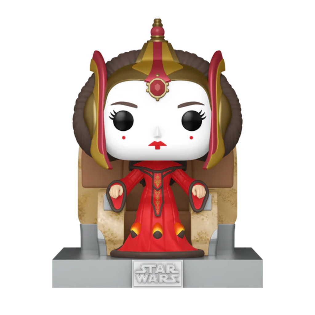 Funko Pop Deluxe: Star Wars La Amenaza Fantasma - Reyna Amidala en Trono