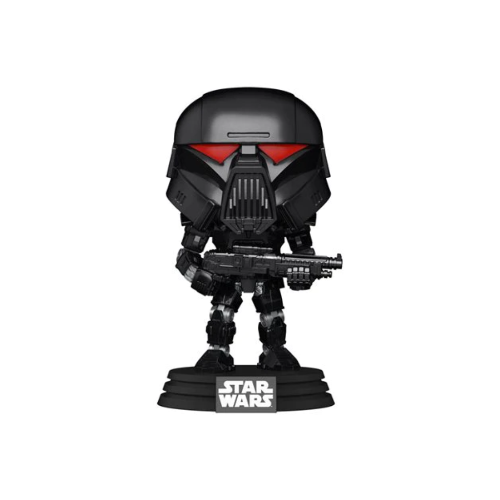 Funko Pop Star Wars: Mandalorian – Dark Trooper de Batalla