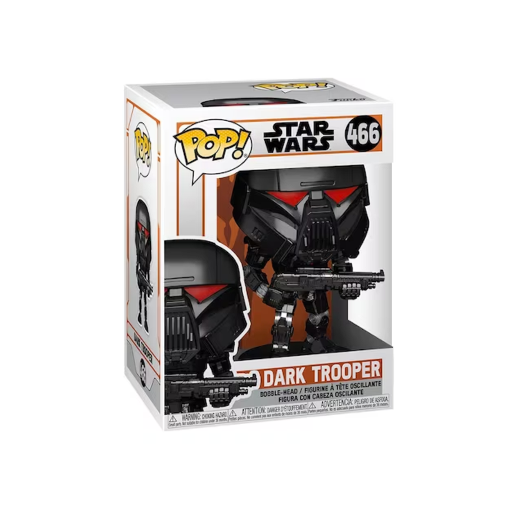 Funko Pop Star Wars: Mandalorian – Dark Trooper de Batalla