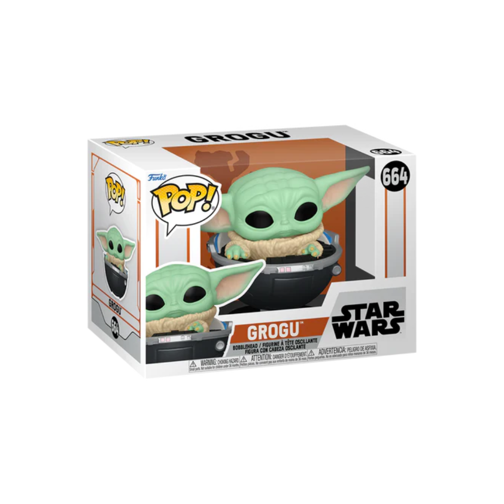 Funko Pop Star Wars: The Mandalorian - Grogu en Cochecito Flotante