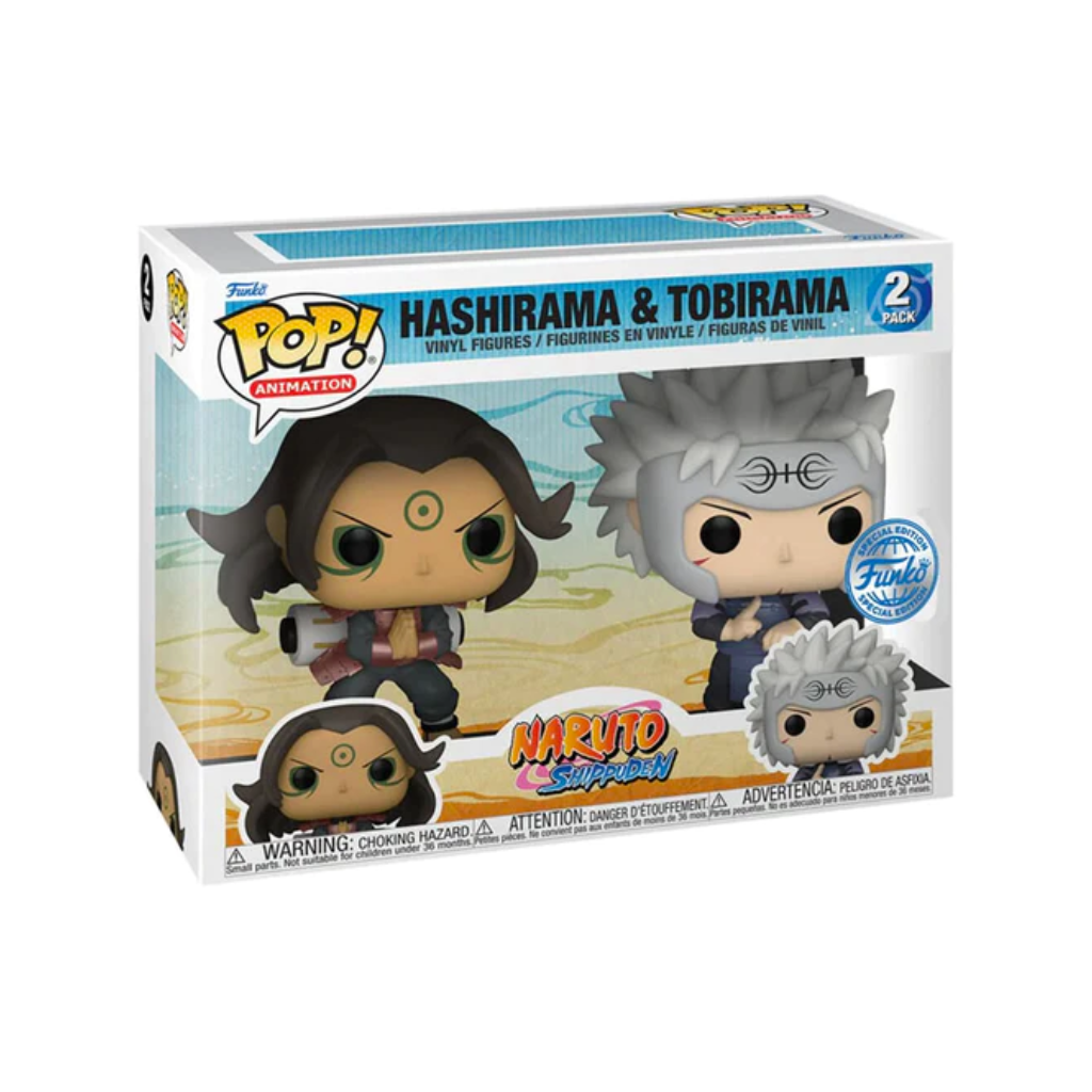 Funko Pop Animation: Naruto - Hashirama y Tobirama 2 Pack Exclusivo