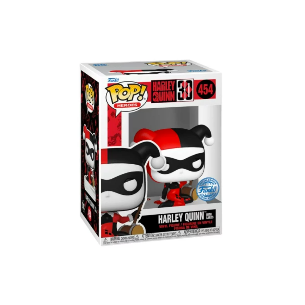 Funko Pop Heroes: DC Comics – Harley Quinn con Cartas Exclusivo