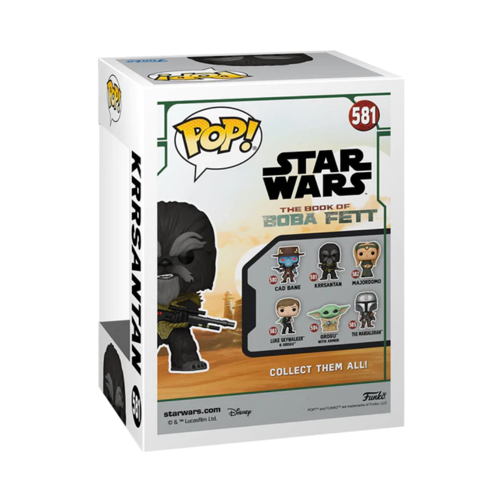 Funko Pop Star Wars: Book of Boba Fett – Krrsantan con Arma