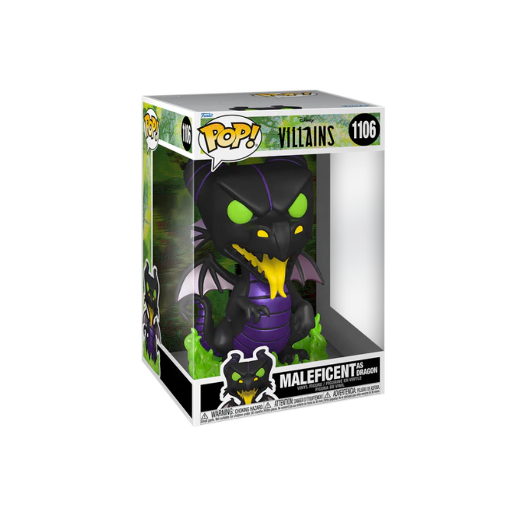 Funko Pop Jumbo: Villanos - Malefica Dragon 10 Pulgadas