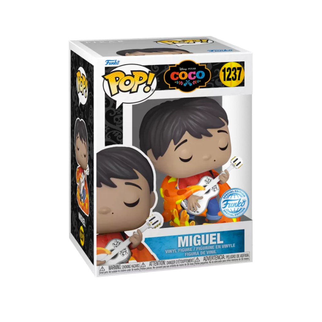 Funko Pop Disney: Coco – Miguel con Guitarra Glow Exclusivo