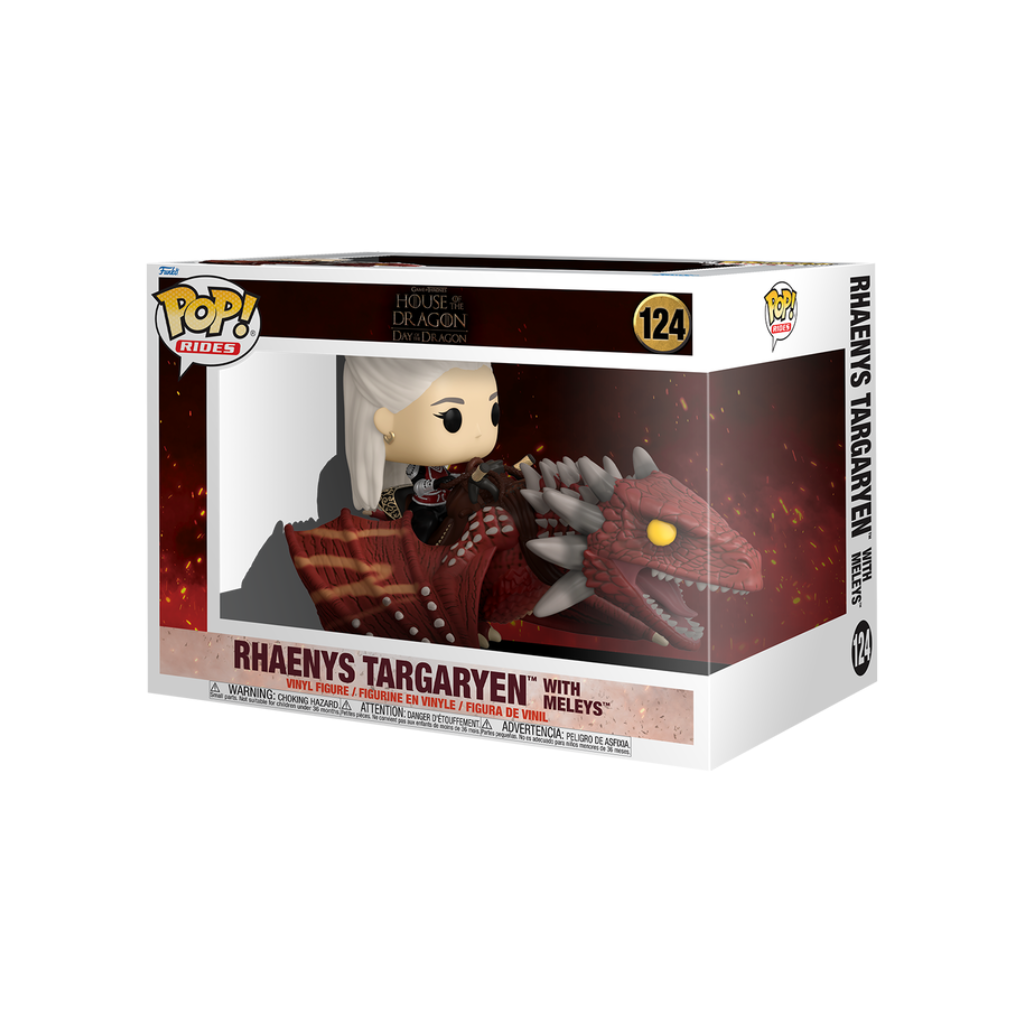Funko Pop Rides Deluxe: House of Dragon - Rhaenys Targaryen con Meleys