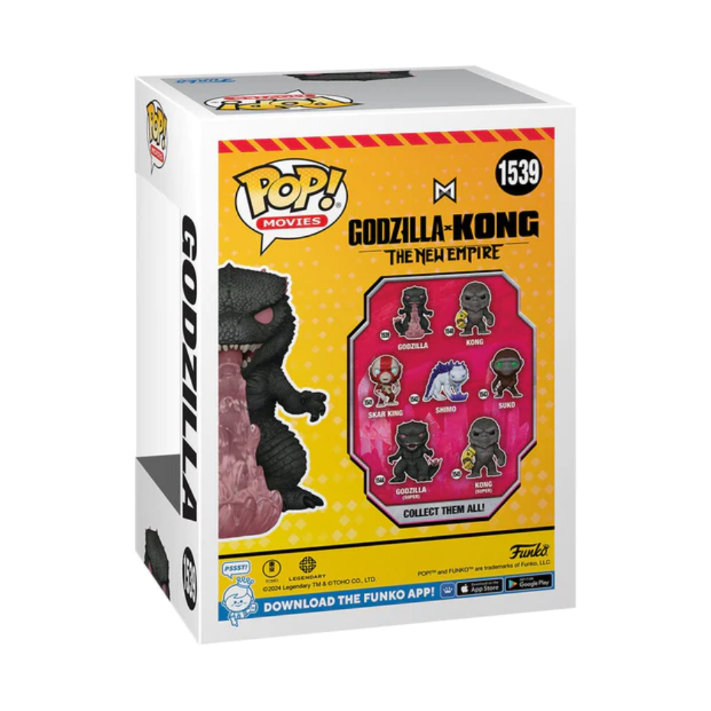 Funko Pop Movies: Godzilla x Kong The New Empire 2024 - Godzilla Con Rayo De Calor
