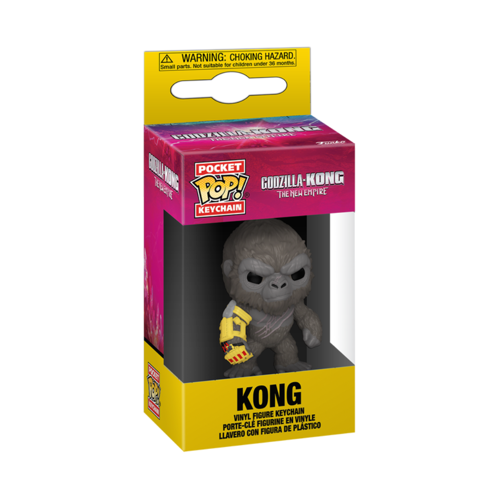 Funko Pop Keychain: Godzilla x Kong The New Empire 2024 - Kong Con Brazo Mecanico Llavero