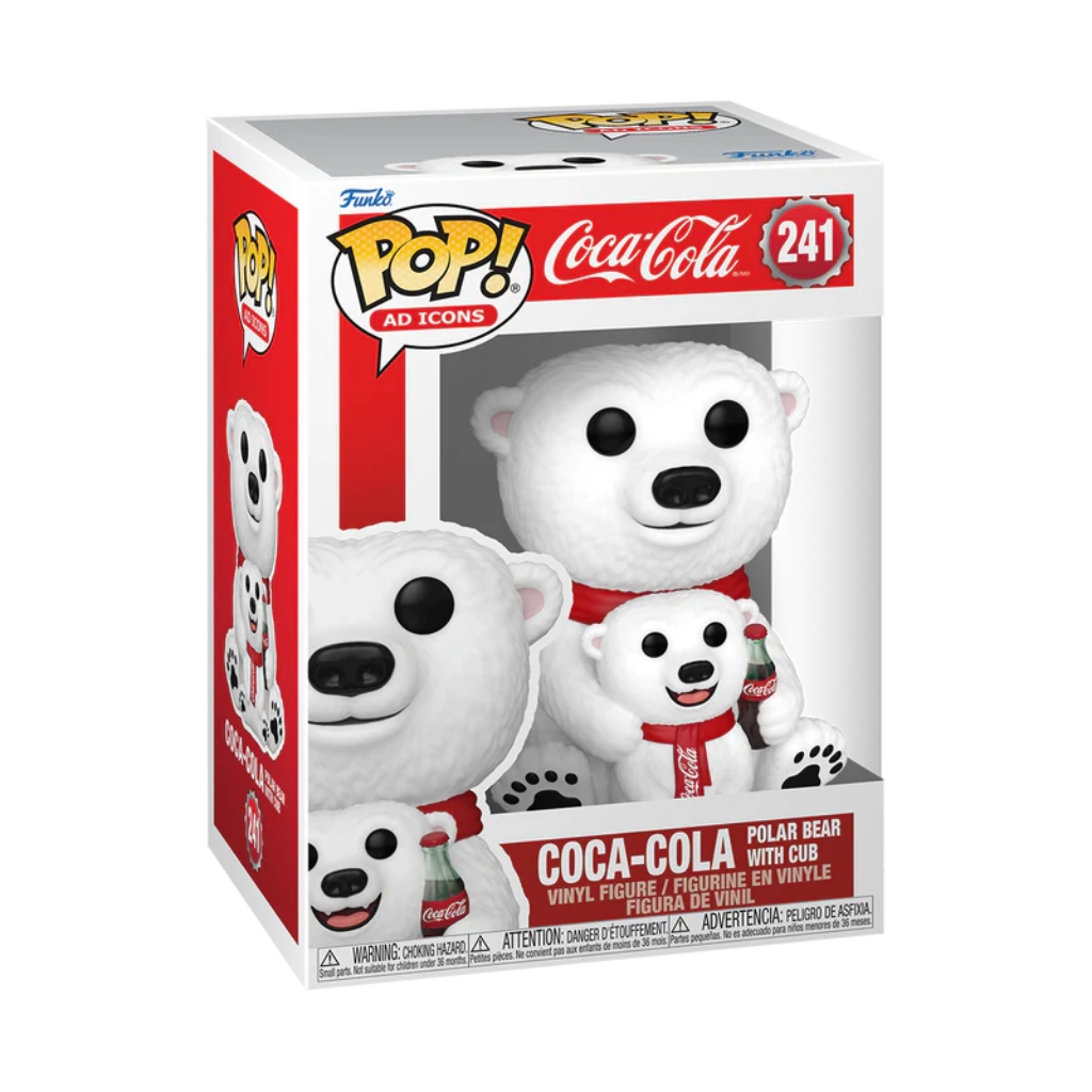 Funko Pop Ad Icons: Coca Cola - Oso Polar y Cachorro