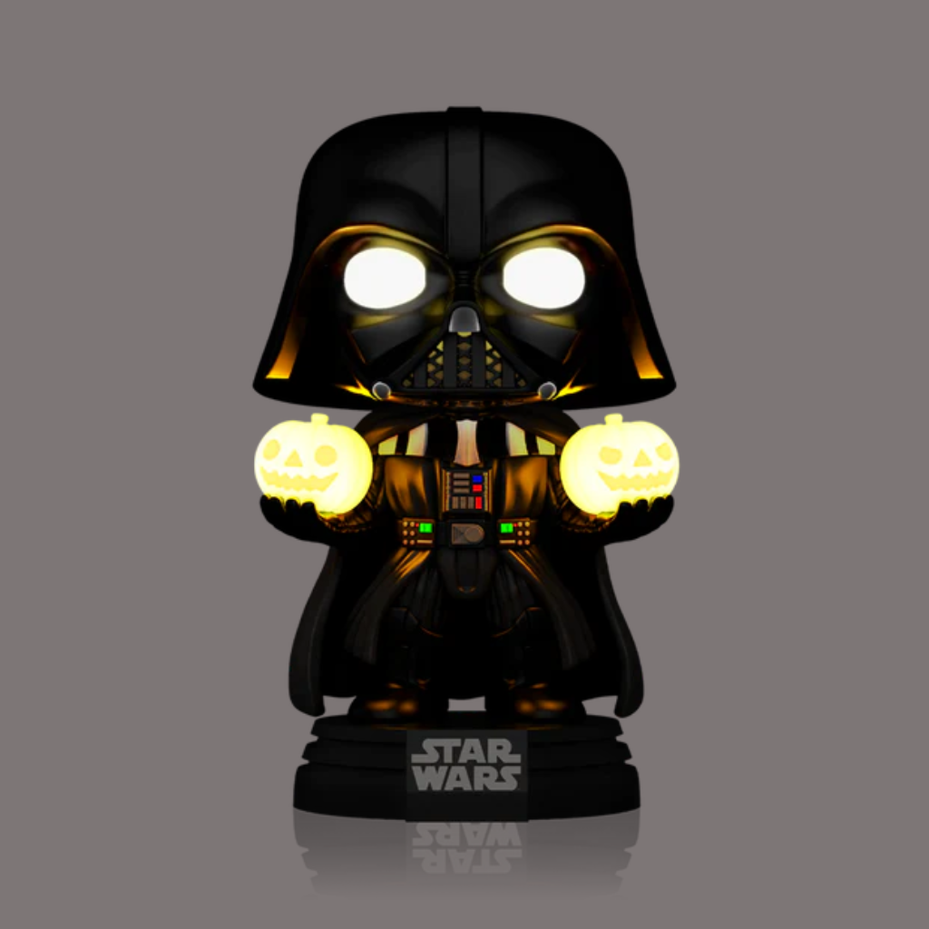 Funko Pop Super: Star Wars - Darth Vader Con Calabazas Electrónico 6 Pulgadas