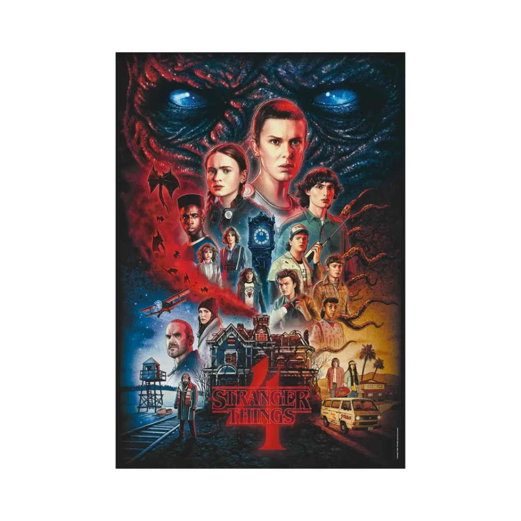 Clementoni Rompecabezas 1000 Piezas Stranger Things Personajes Season 4