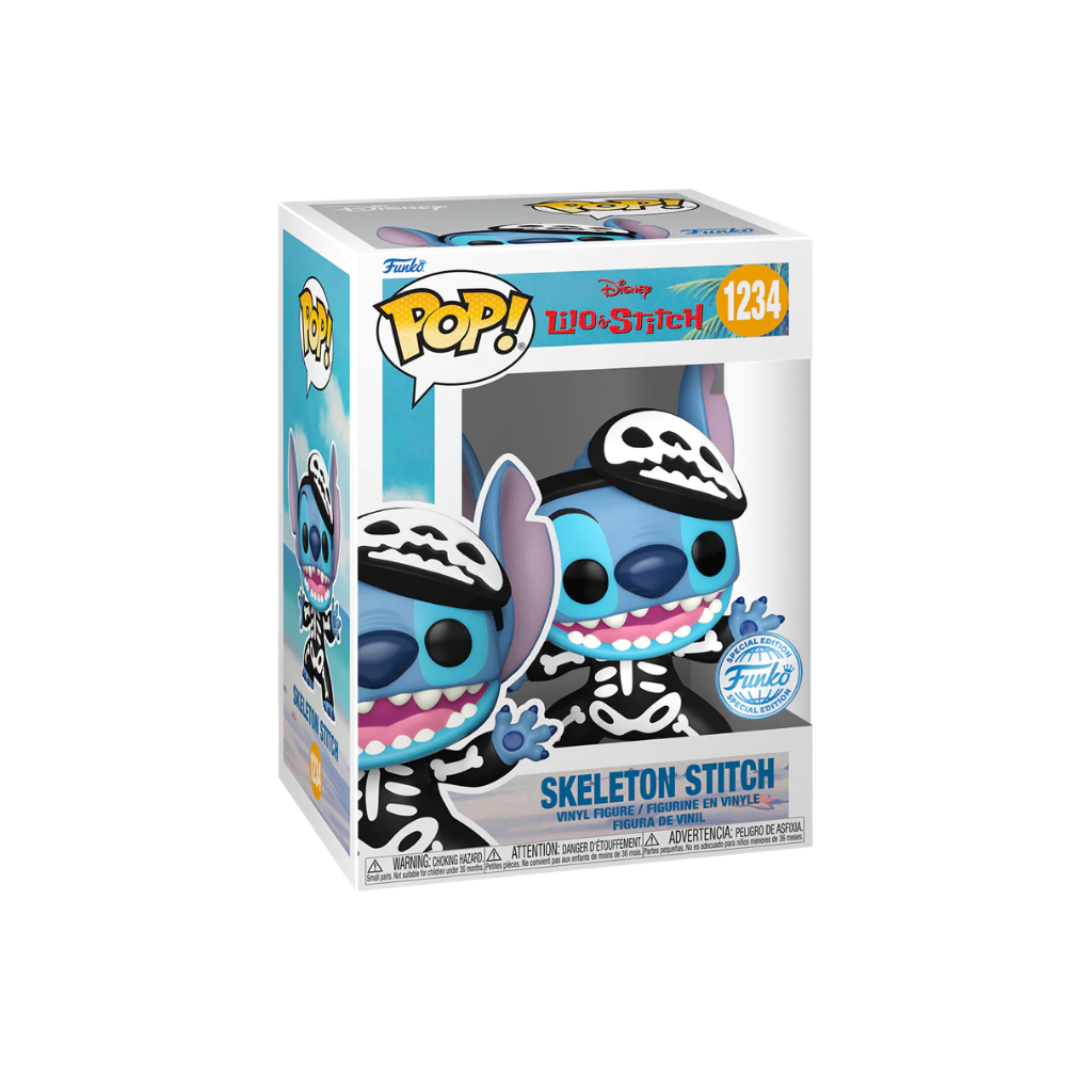 Funko Pop Disney: Lilo y Stitch – Stitch Esqueleto Exclusivo
