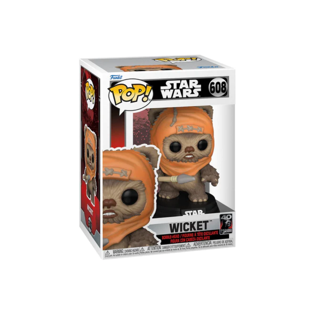 Funko Pop Star Wars: El Regreso del Jedi 40 Aniversario - Wicket el Ewok
