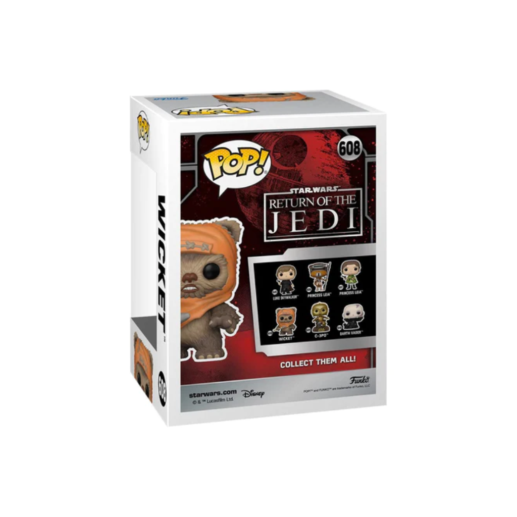 Funko Pop Star Wars: El Regreso del Jedi 40 Aniversario - Wicket el Ewok