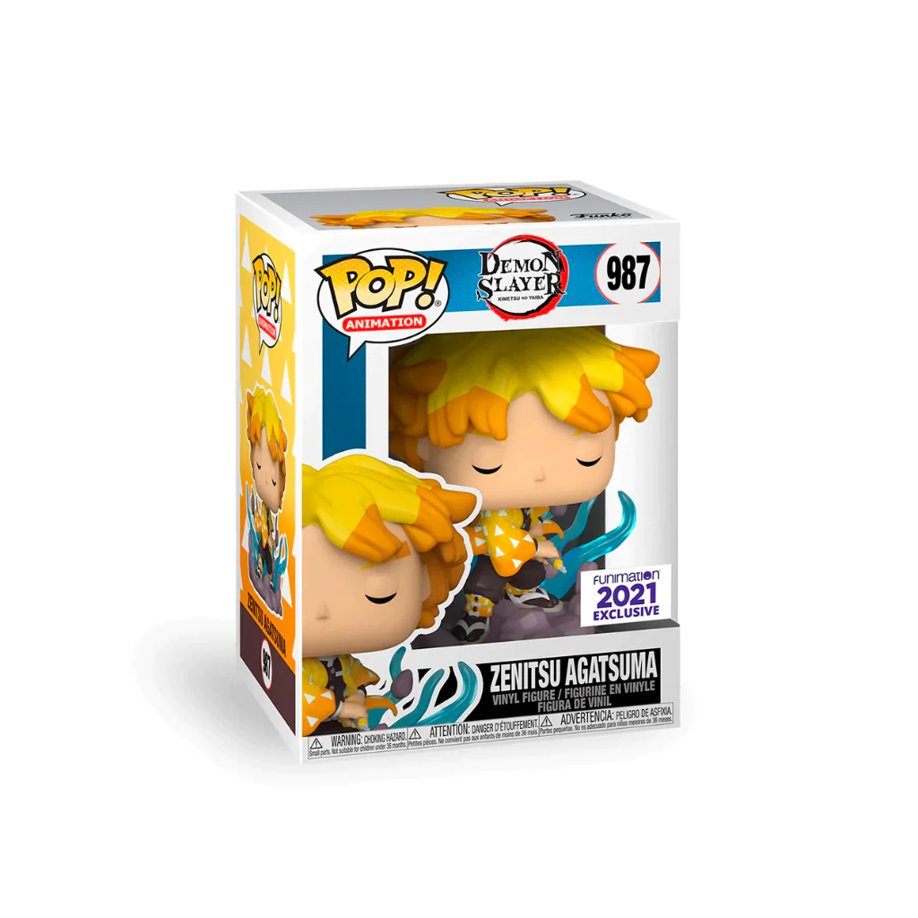 Funko Pop Animation: Demon Slayer – Zenitsu Destello del Relámpago Exclusivo