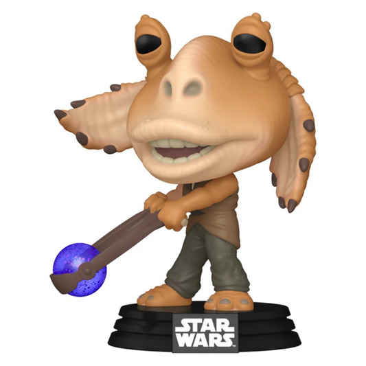 Funko Pop Star Wars: La Amenaza Fantasma - Jar Jar Binks con Booma Balls