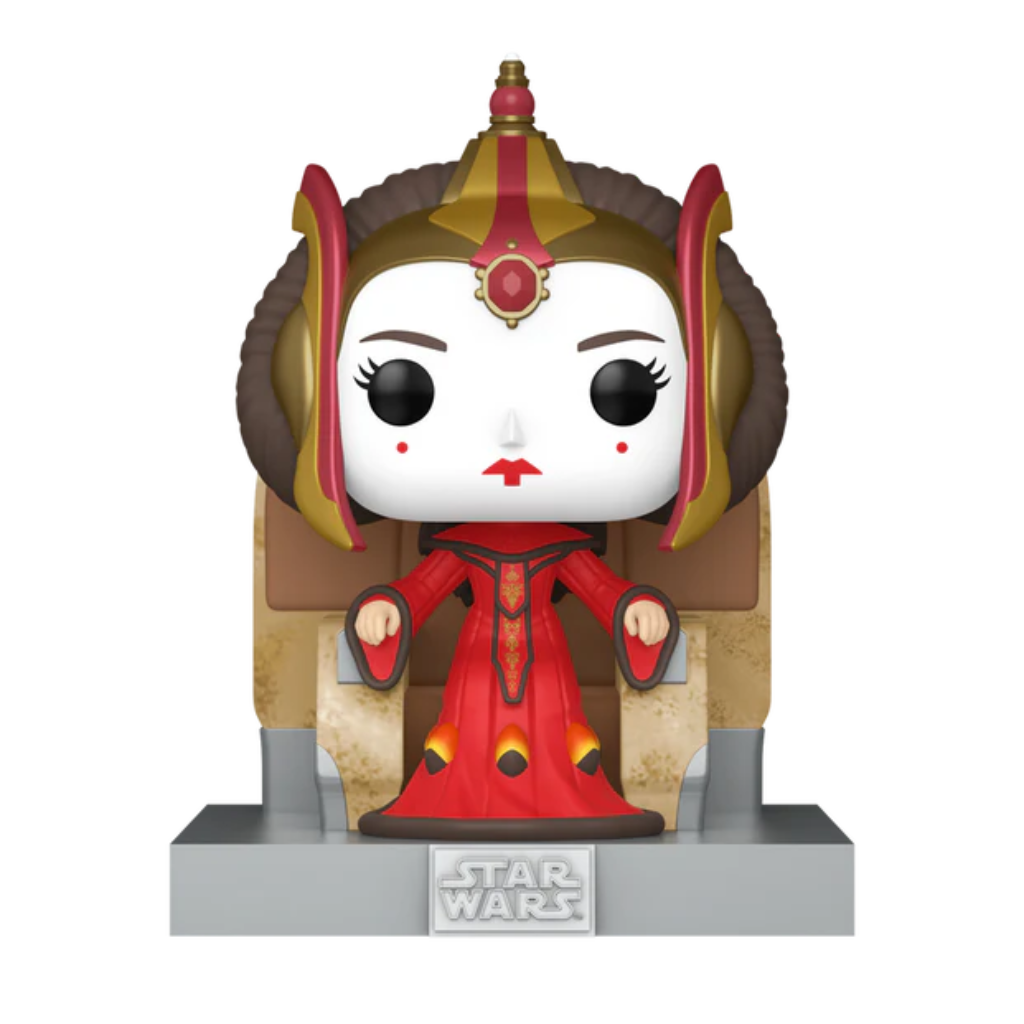 🔥Preventa🔥 Funko Pop Deluxe: Star Wars La Amenaza Fantasma - Reyna Amidala en Trono