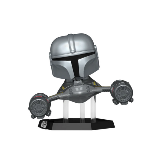 Funko Pop Rides: Star Wars The Mandalorian - Mando En Caza Estelar De Naboo N-1 Con R5 D4