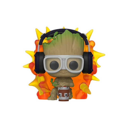 Funko Pop Marvel: Yo Soy Groot – Groot Con Detonador